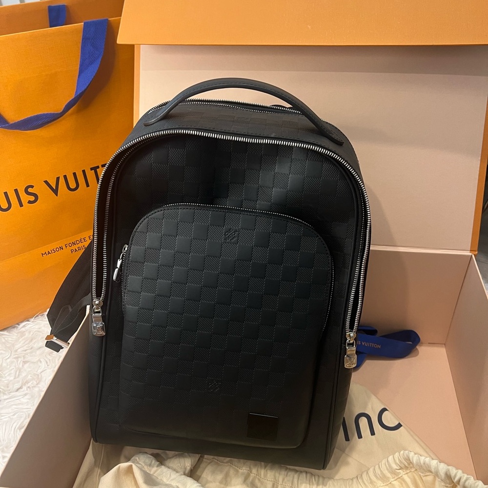 Louis Vuitton - stylish two strap backpack, fits a laptop and iPad. Beautiful!